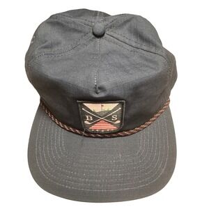 Boston Scott Golf Apparel Hat Cap Golfing Patch Rope‎ Accent Mens OSFA Blue NEW